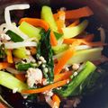 たかみん☆'s cooksnap of when they made Oisix そぼろと野菜のビビンバの再現.