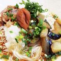 τомоко's cooksnap of when they made 暑い日はコレ！ナスの冷やしぶっかけうどん.