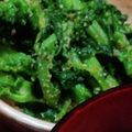 ちかﾁｬﾝ☆'s cooksnap of when they made ➏菜の花❀胡麻和え➏.