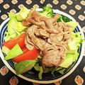 龍青空ママ's cooksnap of when they made ごちそう☘️焼肉サラダ.