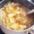 ゆかりりりー's cooksnap of when they made 卵豆腐とキャベツの簡単スープ☆.