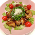 悠LOVE航's cooksnap of when they made じっくり揚げた鶏のネギソース（油淋鶏）.