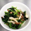 すずなまり's cooksnap of when they made ほうれん草とキノコの白だしわさび和え.
