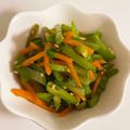 なんだっけママさん's cooksnap of when they made レンジで簡単☆絹さやと人参のきんぴら。.