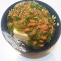 ☆雪矢☆'s cooksnap of when they made 冷奴☆めかぶ納豆のせ.