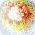 口福さん♪'s cooksnap of when they made 大葉たっぷり梅おろしと冷たいとり天うどん.