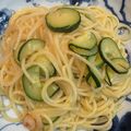 FURUFURU425's cooksnap of when they made イタリア人シェフ☆ズッキーニのスパゲティ.