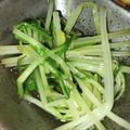 ちゃちゅ2's cooksnap of when they made レンジだけで簡単副菜♥水菜のおひたし.