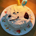 ❁Abake❁'s cooksnap of when they made スヌーピーのケーキ☆★誕生日　簡単.