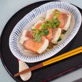 バカリャウ's cooksnap of when they made 豆腐とスモークサーモンの重ね蒸し.