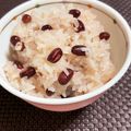 ☆あいちゃん's cooksnap of when they made 炊飯器でふっくら艶々☆赤飯.