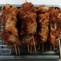 roll21's cooksnap of when they made 【農家のレシピ】豚肉とたまねぎの串かつ.