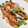 山ばあば's cooksnap of when they made １本まるごと！アスパラガスの豚肉巻き♡.