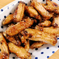 sunny147cm's cooksnap of when they made 簡単！10分で手羽中の甘辛！.