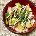 ふたごゆき's cooksnap of when they made コク旨味噌だれ♪やみつき焼鳥丼.