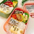 papikun's cooksnap of when they made こどもの日に♪こいのぼり君＊キャラ弁.