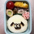 Chaaa_room's cooksnap of when they made キャラ弁初心者⋆幼稚園⋆ショーン弁当.