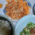ジョングレ's cooksnap of when they made 人参の塩炒め　鰹節胡麻たっぷりで！.