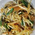 ☆ミルミル's cooksnap of when they made もやしとニンジンとニラとハムのナムル.