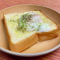 島子☆'s cooksnap of when they made 朝ごはん応援！温玉トースト♪.