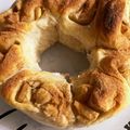 チェリチョコ's cooksnap of when they made HB使用！ふわふわ♪アップルリングパン★.