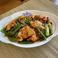 卯月のうさぎ２０１４'s cooksnap of when they made 韓国風★鶏肉とインゲンの甘辛炒め.