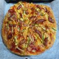 クック3T3DOV☆'s cooksnap of when they made ホットケーキミックスで簡単ピザ.