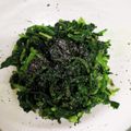すぅたんママ's cooksnap of when they made ニラとほうれん草の黒胡麻和え.