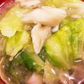 なーなちゃん's cooksnap of when they made 舞茸風味一杯！舞茸とキャベツの味噌汁.