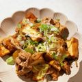 ♪ゆかたん♡'s cooksnap of when they made 厚揚げと豚肉のキムチ炒め.