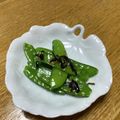北京パンダ's cooksnap of when they made レンジで簡単☆絹さやの塩昆布ナムル。.