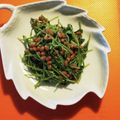 神風＊'s cooksnap of when they made 水菜と納豆のサラダ.