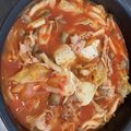 hiyokodon's cooksnap of when they made まるごとカマンベールチーズトマト鍋.