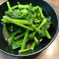 ばたみそーぱん☆'s cooksnap of when they made 菜の花のおひたし（辛子和え）♪.