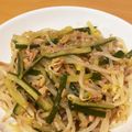 ママメイン！時々子供's cooksnap of when they made 簡単☆もやしときゅうりのツナナムル.