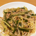 ママメイン！時々子供's cooksnap of when they made 簡単☆もやしときゅうりのツナナムル.