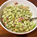 greenforU's cooksnap of when they made そら豆とベーコンのガーリック炒め.