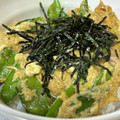 みっちゃん♪るんるん's cooksnap of when they made 超簡単！きぬさやのふわふわ卵とじ丼♡.