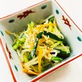 あっこ姉's cooksnap of when they made 簡単☆きゅうりともやしのさっぱりナムル.
