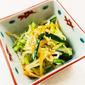 あっこ姉's cooksnap of when they made 簡単☆きゅうりともやしのさっぱりナムル.