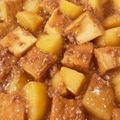 sacching's cooksnap of when they made ■厚揚げ・じゃが芋・豚ひき肉のみそ煮■.