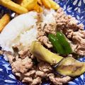 あたむ❤189's cooksnap of when they made ☼なすとピーマンとひき肉のオイスター炒め.
