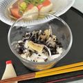 バカリャウ's cooksnap of when they made 新玉ねぎとひじきと油揚げの甘酢マリネ.