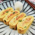 在宅勤務のおじさん's cooksnap of when they made めんたいマヨがドロっな、玉子焼き.