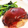 らにまむ's cooksnap of when they made 肉汁あふれます♪定番！ハンバーグ.