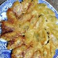 cyobindish's cooksnap of when they made 行者ニンニクの焼き餃子.