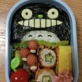 ぁややんぴ's cooksnap of when they made 簡単　トトロキャラ弁.