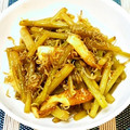 にきけん's cooksnap of when they made ふきとさつま揚げの炒めもの.