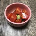 みりん調味料's cooksnap of when they made ミニトマトときゅうりだけの簡単サラダ.