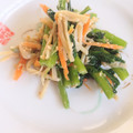 rereren's cooksnap of when they made 簡単副菜♡春菊とえのきのごま和え.
